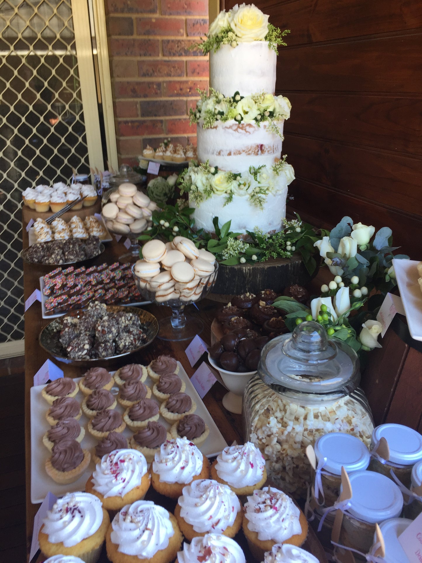 Grazing Dessert & Cake Buffet, Wedding White