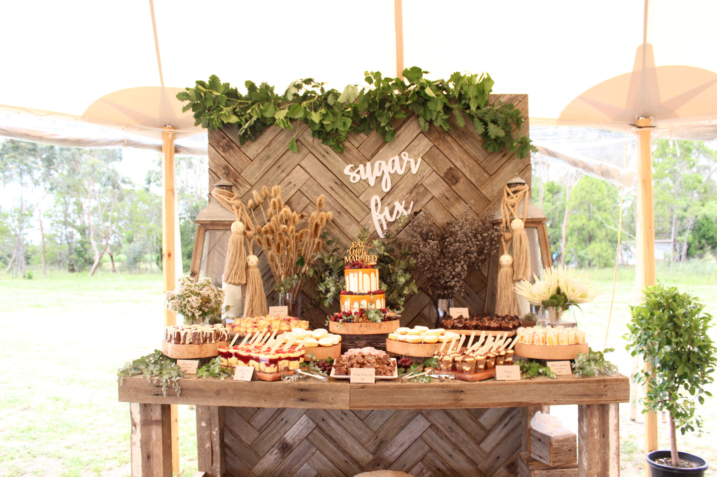 Grazing Table & Dessert Table Rustic Country Theme