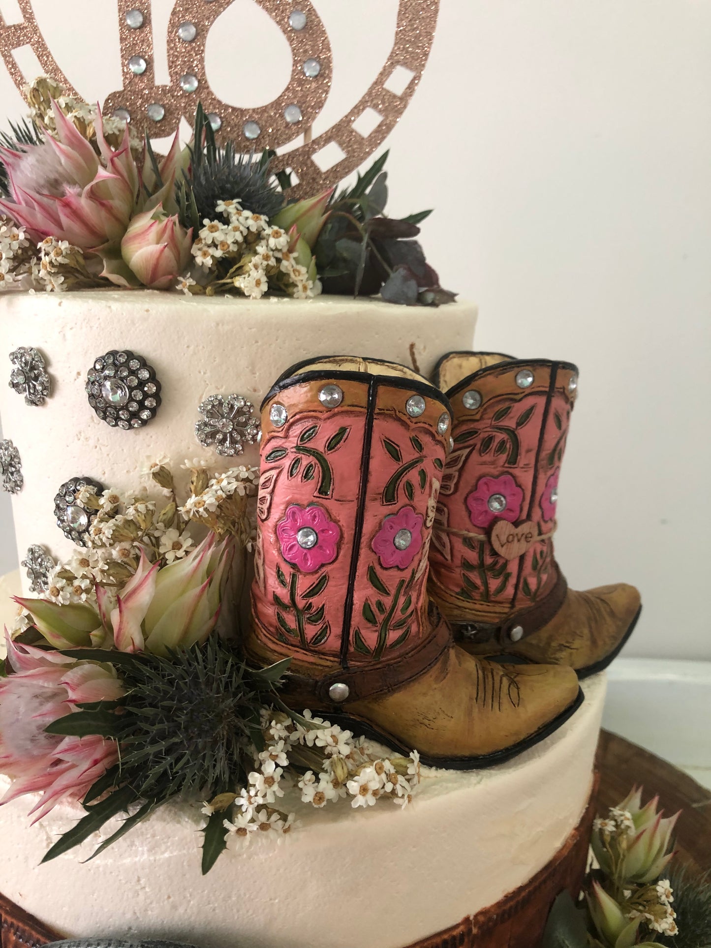 18th Birthday Cowboy Theme Cake