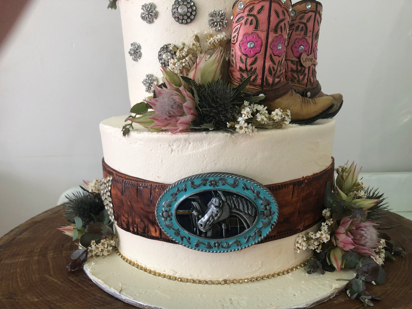 18th Birthday Cowboy Theme Cake