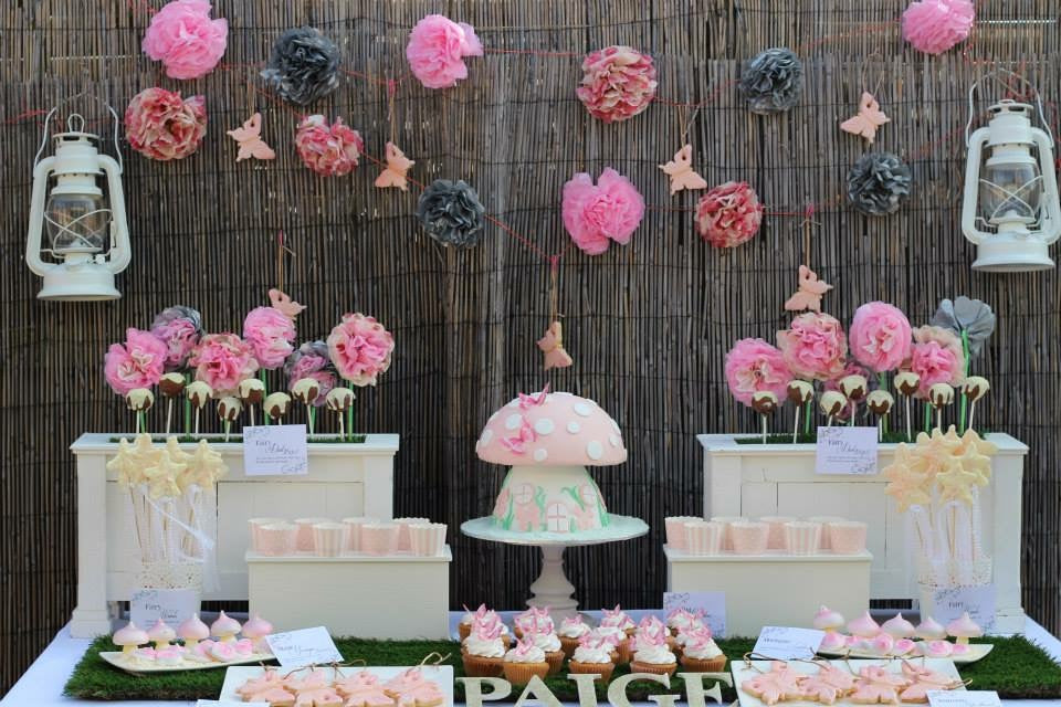 Grazing Dessert Buffet Fairy Butterfly Theme Kids Birthday