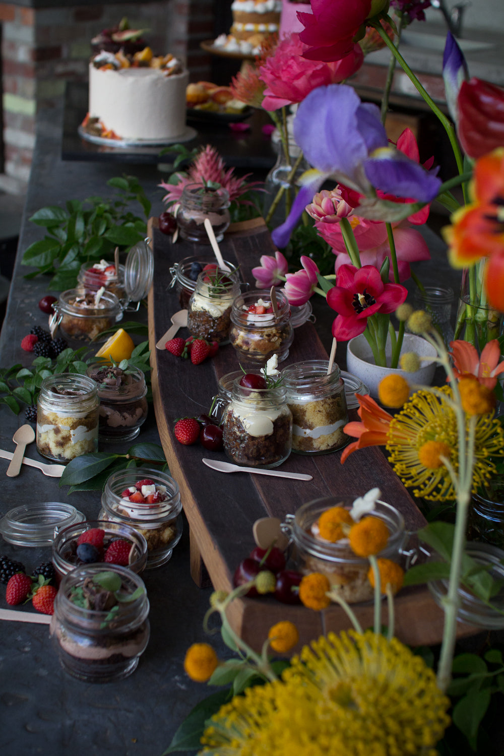 Dessert Jars and Cake Grazing Lux Colour