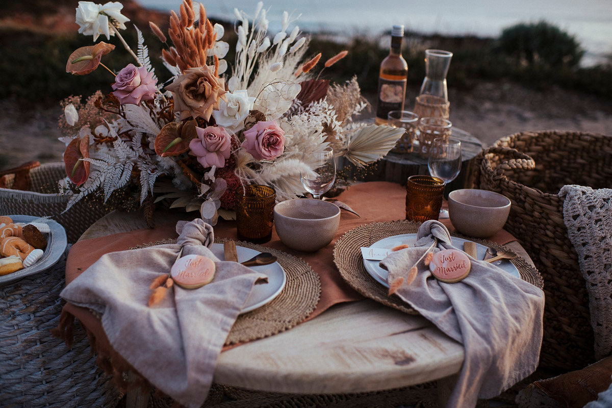Grazing Picnic Elopement Cliff Top Earthy Lux