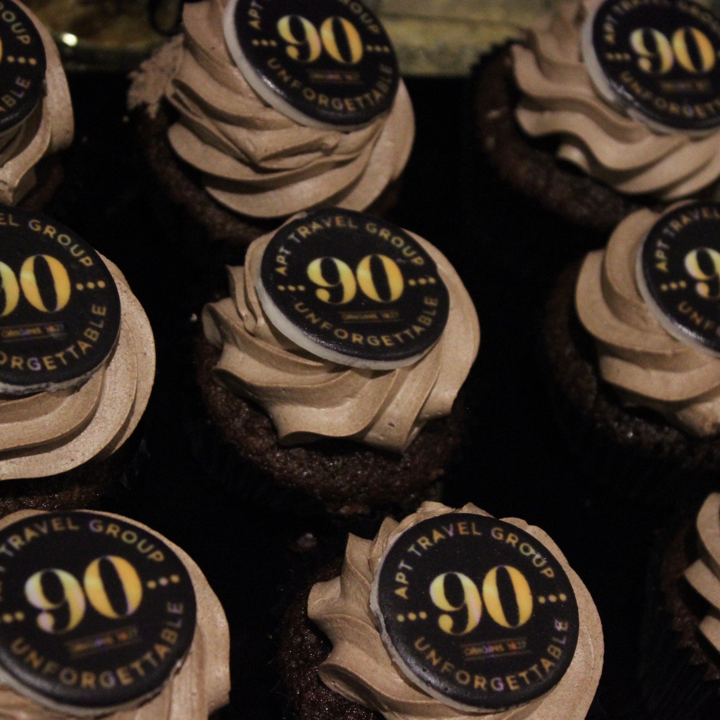 Grazing Dessert Black & Gold Theme 90th Birthday