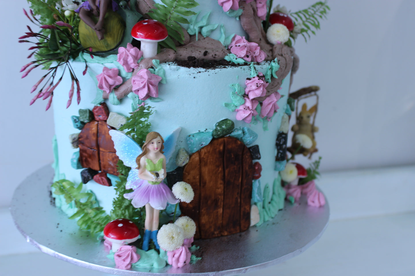 2 Tier Fairy Garden Cake