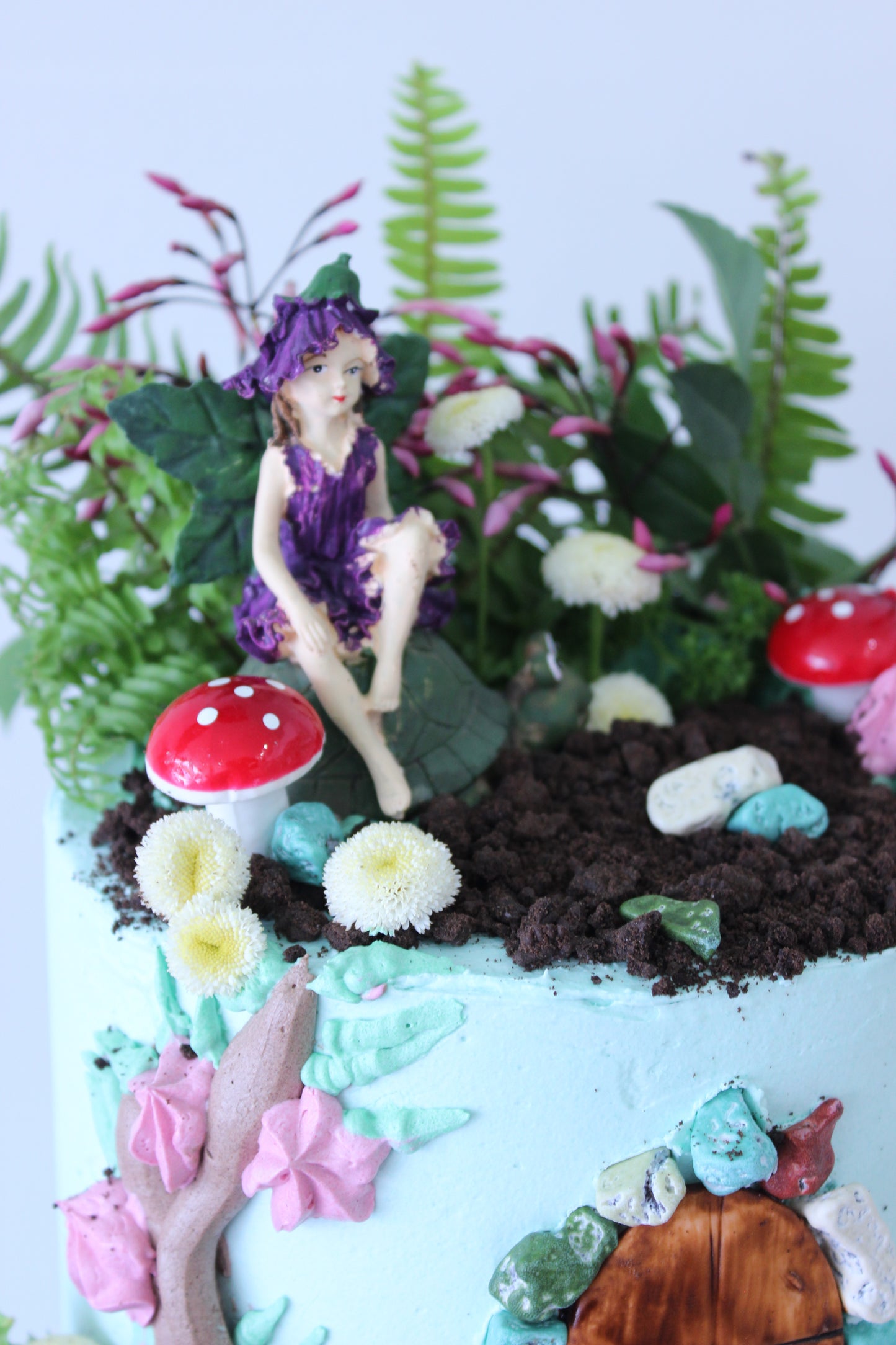 2 Tier Fairy Garden Cake